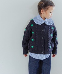 LOWRYS FARM | フラワーシシュウニットカーディガン　356924(カーディガン/ボレロ)