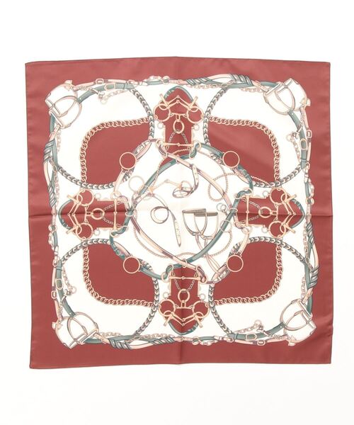 EDIT COLOGNE（エディットコロン）の「ベルト柄スカーフ（ストール/ショール・レディース・ネイビー/ボルドー/ベージュ・FREE）」の3枚目の写真