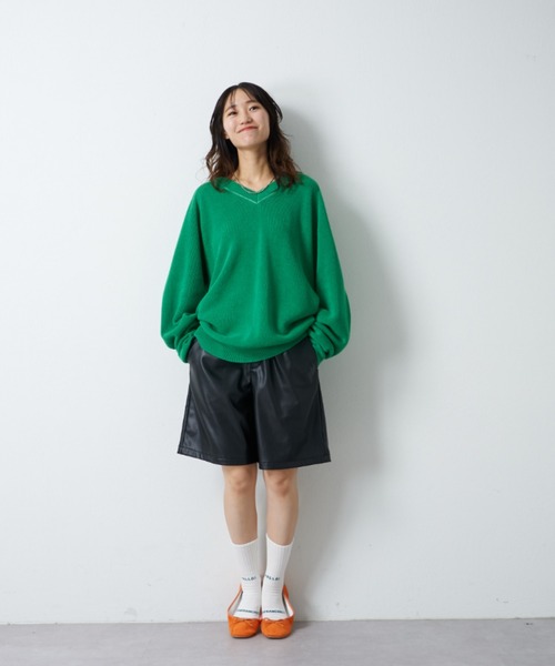 CIAOPANIC TYPY(チャオパニックティピー)の「【靴下屋×TYPY】フラワーロゴクルーソックス(ソックス/靴下・レディース・オフホワイト/サックスブルー・ONE SIZE)」の19枚目の写真