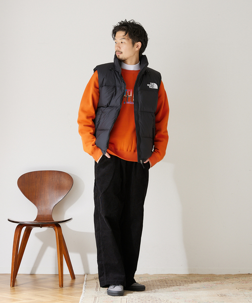 THE NORTH FACE（ザノースフェイス）の「【THE NORTH FACE / ザ ノースフェイス】  NUPTSE VEST（ダウンジャケット/コート・メンズ・ブラック/チャコールグレー/ブラウン/イエロー・SMALL/MEDIUM/LARGE/X-LARGE）」の5枚目の写真