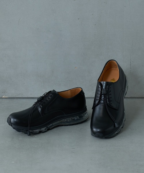 Tomo & Co（トモアンドシーオー）の「【Tomo&Co × Lui’s / トモアンドシーオー × ルイス】別注 ポストマンクッショニングソールシューズ（ドレスシューズ）（ドレスシューズ・メンズ・ブラック・25cm/26cm/27cm）」の4枚目の写真