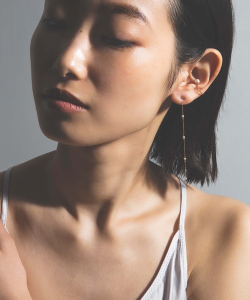 新品未使用ピアスセット les bonbon agete K5レモンクォーツピアス