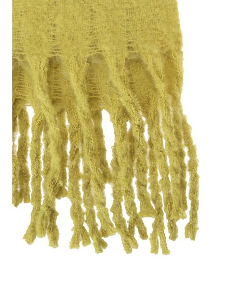 GYDA（ジェイダ）の「THICK FRINGE ストール（ストール/ショール・レディース・アイボリー/マスタード・FREE）」の16枚目の写真