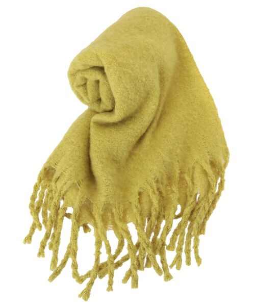 GYDA（ジェイダ）の「THICK FRINGE ストール（ストール/ショール・レディース・アイボリー/マスタード・FREE）」の19枚目の写真