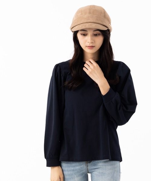 QUEENHEAD（クイーンヘッド）の「保温マカロンキャスケット（キャスケット・レディース・ブラック/ベージュ/アイボリー・X-LARGE/XX-LARGE/FREE）」の6枚目の写真