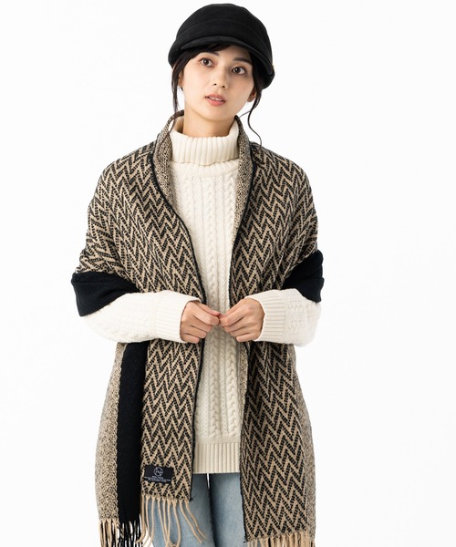 QUEENHEAD（クイーンヘッド）の「保温マカロンキャスケット（キャスケット・レディース・ブラック/ベージュ/アイボリー・X-LARGE/XX-LARGE/FREE）」の5枚目の写真