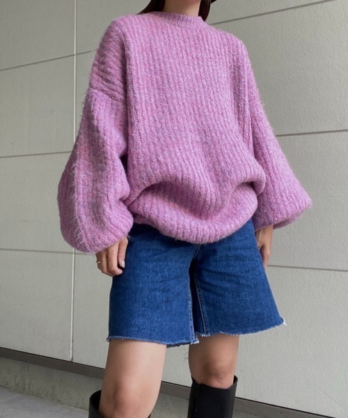 AMAIL（アマイル）の「70‘s half denim（デニムパンツ・レディース・ブルー/ブラック・FREE）」の21枚目の写真