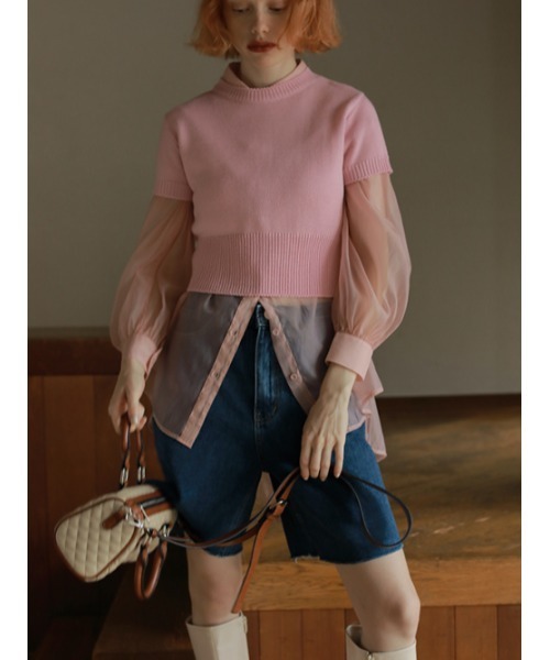 AMAIL（アマイル）の「70‘s half denim（デニムパンツ・レディース・ブルー/ブラック・FREE）」の19枚目の写真