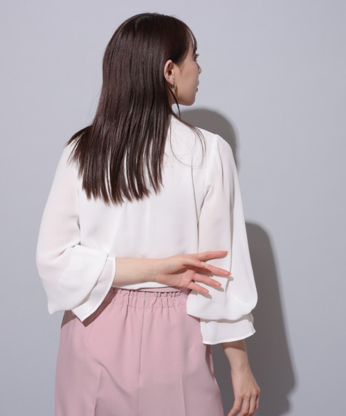 Mystrada（マイストラーダ）の「パール釦ブラウス（シャツ/ブラウス 