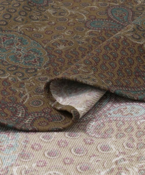 SENSE OF PLACE by URBAN RESEARCH(センスオブプレイスバイアーバンリサーチ)の「コモンペイズリールーズシャツ(シャツ/ブラウス・メンズ・ベージュ/ブラウン/ミント・MEDIUM/LARGE)」の11枚目の写真