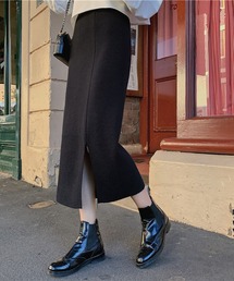 Chaco closet | ニットスリットナロースカート(スカート)