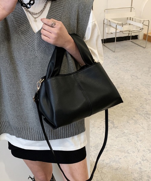 MAISON DE THERESE（メゾン ド テレーズ）の「ショルダーバッグ　ハンドバッグ（ショルダーバッグ・レディース・ブラウン/アイボリー/ブラック・FREE）」の5枚目の写真