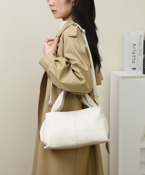 MAISON DE THERESE（メゾン ド テレーズ）の「ショルダーバッグ　ハンドバッグ（ショルダーバッグ・レディース・ブラウン/アイボリー/ブラック・FREE）」の11枚目の写真