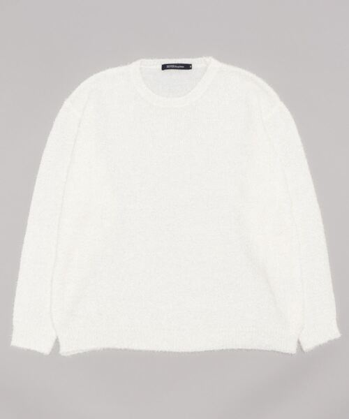 CERCA(チェルカ)の「RS/オーバーサイズ ニット(ニット/セーター・メンズ・グレー/ブラック/ブラック×レッド/ホワイト/ブラック×ホワイト/ブラック×グレー/ベージュ・MEDIUM/LARGE)」の11枚目の写真