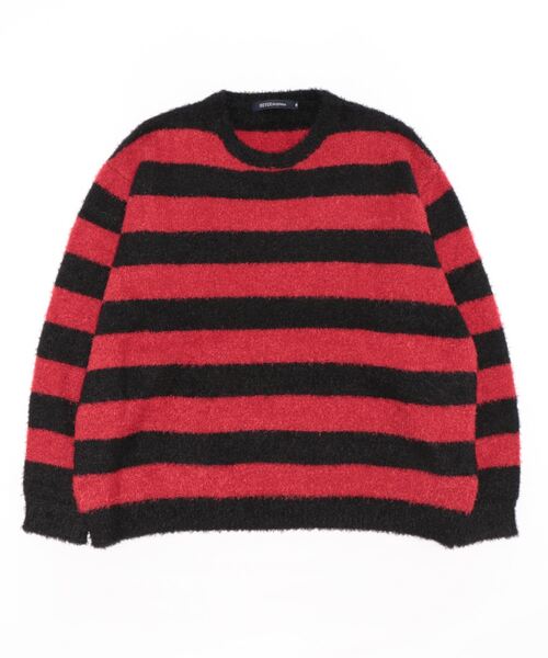 CERCA(チェルカ)の「RS/オーバーサイズ ニット(ニット/セーター・メンズ・グレー/ブラック/ブラック×レッド/ホワイト/ブラック×ホワイト/ブラック×グレー/ベージュ・MEDIUM/LARGE)」の15枚目の写真