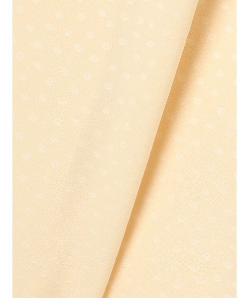 Perfect Suit FActory（パーフェクトスーツファクトリー）の「ドット　リボンタイブラウス　クリーム/グレー/ブラウン（シャツ/ブラウス・レディース・グレー/ブラウン/クリーム・S/M/L）」の9枚目の写真