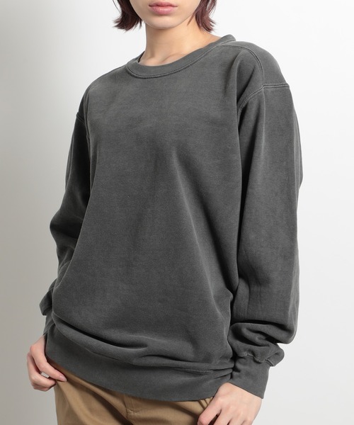 comfort colors(コンフォートカラーズ)の「【COMFORT COLORS】9.5オンスガーメントダイスウェット 裏起毛 トレーナー ヴィンテージライク 染め加工 CC1566 MURS(スウェット・メンズ・ターコイズブルー/ブルー/チャコールグレー/レッド/ホワイト・S/M/L/XL)」の19枚目の写真