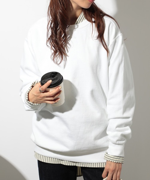 comfort colors(コンフォートカラーズ)の「【COMFORT COLORS】9.5オンスガーメントダイスウェット 裏起毛 トレーナー ヴィンテージライク 染め加工 CC1566 MURS(スウェット・メンズ・ターコイズブルー/ブルー/チャコールグレー/レッド/ホワイト・S/M/L/XL)」の7枚目の写真