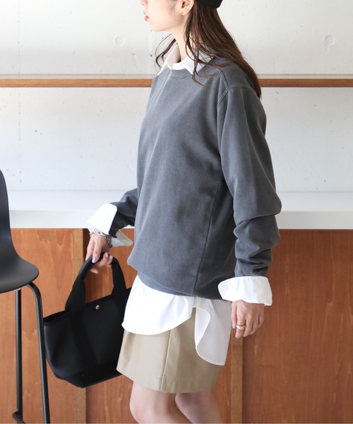 comfort colors(コンフォートカラーズ)の「【COMFORT COLORS】9.5オンスガーメントダイスウェット 裏起毛 トレーナー ヴィンテージライク 染め加工 CC1566 MURS(スウェット・メンズ・ターコイズブルー/ブルー/チャコールグレー/レッド/ホワイト・S/M/L/XL)」の16枚目の写真