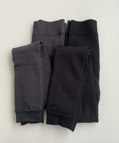 CANAL JEAN（キャナルジーン）の「El mar(エルマール) あったか裏フリースレギンス（レギンス/スパッツ・レディース・チャコールグレー/ブラック・ONE SIZE）」の14枚目の写真