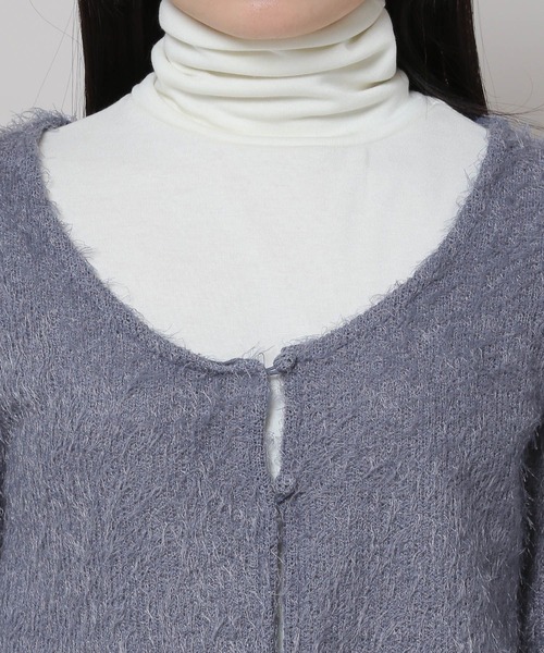 ALAND（エーランド）の「3.3 Field Trip／2ボタンクロップカーディガン　2180669（カーディガン/ボレロ・レディース・ブルー/ブラック・FREE）」の19枚目の写真