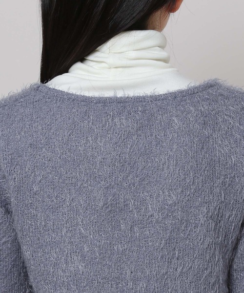 ALAND（エーランド）の「3.3 Field Trip／2ボタンクロップカーディガン　2180669（カーディガン/ボレロ・レディース・ブルー/ブラック・FREE）」の20枚目の写真