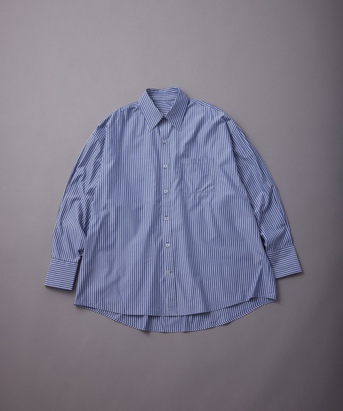 re_k by JUNRED（レクバイジュンレッド）の「re_k by JUNRED / ロングターンカフスBIGレギュラーカラーシャツ（シャツ/ブラウス・メンズ・サックスブルー/ピンク/ブルー・S/M/L）」の20枚目の写真