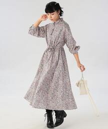 WT62 DRESS ブルーミングフラワードレス