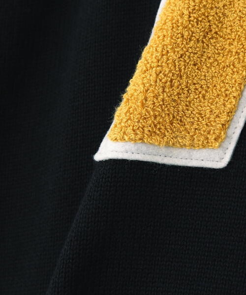 AVIREX（アヴィレックス）の「【WEB&DEPOT限定】COLLEGE LINE KNIT / カレッジ ライン ニット / AVIREX / アヴィレックス（ニット/セーター・メンズ・ダークグリーン系/ブラック/その他6・L/2XL/M/XL）」の16枚目の写真