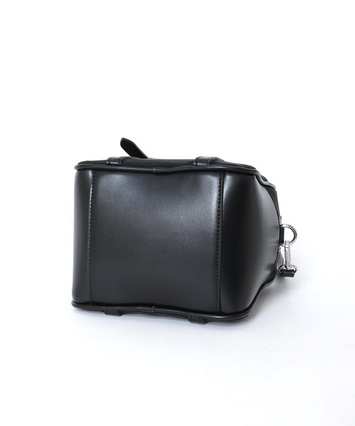 Three Four Time/ブロックストライプ3WAYBAG ブラック ブロックストライププリント3WAYバッグ ＠（トートバッグ