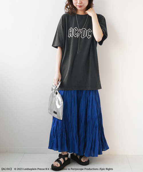 JOURNAL STANDARD relume(ジャーナルスタンダード レリューム)の「GOOD ROCK SPEED ロックTEE(Tシャツ/カットソー・レディース・ホワイト/ブラック×ブラック/ホワイト系その他/スミクロ・SMALL/LARGE)」の6枚目の写真