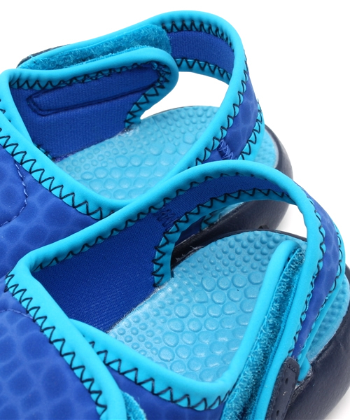 SHIPS（シップス）の「NIKE:SUNRAY ADJUST4 TD(12～16㎝)（サンダル・キッズ・ブルー/グリーン・16/15 /14/12/13）」の5枚目の写真