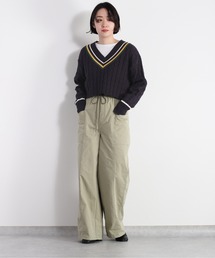 ショート丈チルデンニット