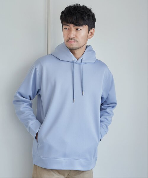 ikka(イッカ)の「【抗菌防臭】セイケツダブルフェイス鹿の子パーカー(パーカー・メンズ・スカイブルー/ホワイト/ピンク/ライトグレー・L/M/XL/S)」の22枚目の写真