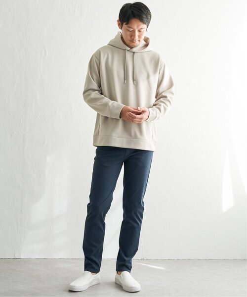 ikka(イッカ)の「【抗菌防臭】セイケツダブルフェイス鹿の子パーカー(パーカー・メンズ・スカイブルー/ホワイト/ピンク/ライトグレー・L/M/XL/S)」の5枚目の写真