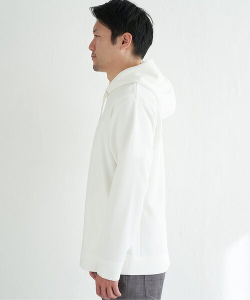 ikka(イッカ)の「【抗菌防臭】セイケツダブルフェイス鹿の子パーカー(パーカー・メンズ・スカイブルー/ホワイト/ピンク/ライトグレー・L/M/XL/S)」の11枚目の写真