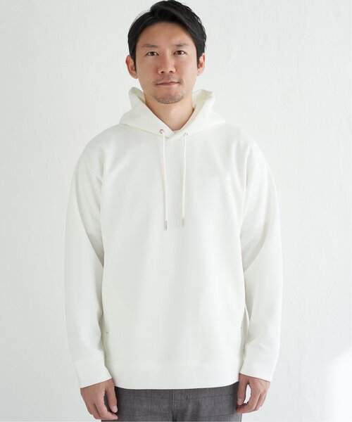 ikka(イッカ)の「【抗菌防臭】セイケツダブルフェイス鹿の子パーカー(パーカー・メンズ・スカイブルー/ホワイト/ピンク/ライトグレー・L/M/XL/S)」の13枚目の写真