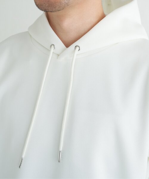 ikka(イッカ)の「【抗菌防臭】セイケツダブルフェイス鹿の子パーカー(パーカー・メンズ・スカイブルー/ホワイト/ピンク/ライトグレー・L/M/XL/S)」の17枚目の写真