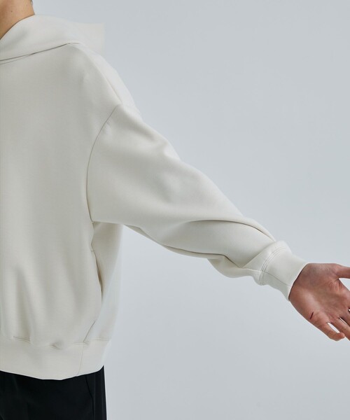 STUDIOUS（ステュディオス）の「ZERO GRAVITY PARKA/リラックスダンボールパーカー（パーカー・メンズ・ブラック/ライトグレー/キナリ・2/1）」の13枚目の写真