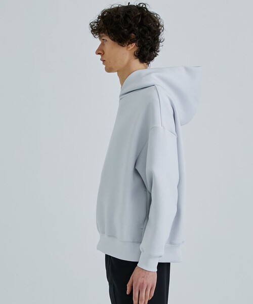 STUDIOUS（ステュディオス）の「ZERO GRAVITY PARKA/リラックスダンボールパーカー（パーカー・メンズ・ブラック/ライトグレー/キナリ・2/1）」の18枚目の写真