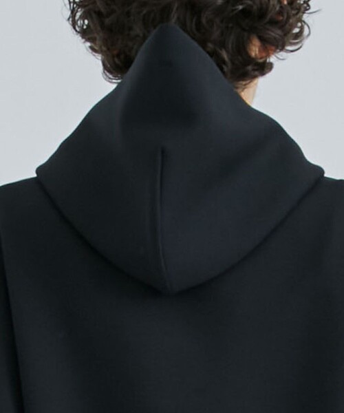 STUDIOUS（ステュディオス）の「ZERO GRAVITY PARKA/リラックスダンボールパーカー（パーカー・メンズ・ブラック/ライトグレー/キナリ・2/1）」の7枚目の写真