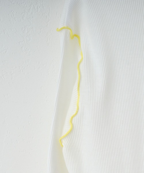 CIAOPANIC TYPY(チャオパニックティピー)の「【KIDS】配色メローシアーテレコタートル(Tシャツ/カットソー・キッズ・ライトグレー/オフホワイト・S/M/L/XL/XXL)」の8枚目の写真