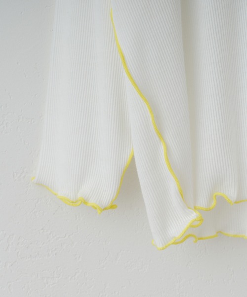 CIAOPANIC TYPY(チャオパニックティピー)の「【KIDS】配色メローシアーテレコタートル(Tシャツ/カットソー・キッズ・ライトグレー/オフホワイト・S/M/L/XL/XXL)」の9枚目の写真