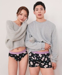 aimerfeel（エメフィール）の「【カップルでお揃いOK】LOVE XOXOメンズボクサーショーツ (前閉じ)（ショーツ）」