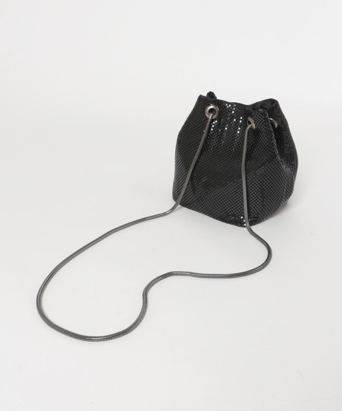 URBAN RESEARCH ROSSO(アーバンリサーチロッソ)の「メタルメッシュバッグ(ショルダーバッグ・レディース・ブラック/シルバー・-)」の11枚目の写真