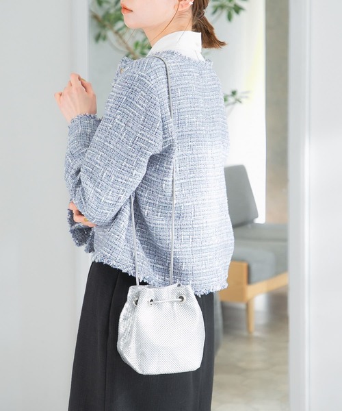 URBAN RESEARCH ROSSO(アーバンリサーチロッソ)の「メタルメッシュバッグ(ショルダーバッグ・レディース・ブラック/シルバー・-)」の16枚目の写真