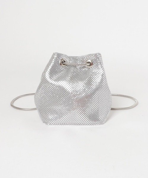 URBAN RESEARCH ROSSO(アーバンリサーチロッソ)の「メタルメッシュバッグ(ショルダーバッグ・レディース・ブラック/シルバー・-)」の20枚目の写真