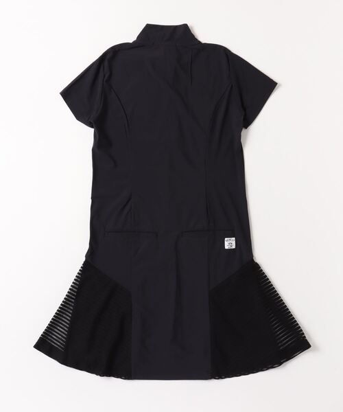 ROSASEN（ロサーセン）の「【Rosasen/GOLF】 A-Line チュールボーダーワンピース（ワンピース・レディース・ブラック/カーキ・38/40）」の18枚目の写真