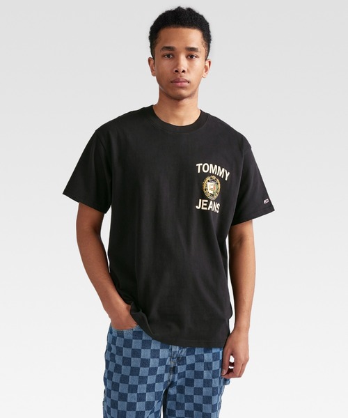tommy jeans(トミー ジーンズ)の「【オンライン限定】エンブレムバックロゴTシャツ(Tシャツ/カットソー・メンズ・ホワイト/ブラック・SMALL/MEDIUM/LARGE/X-LARGE/XX-LARGE)」の16枚目の写真