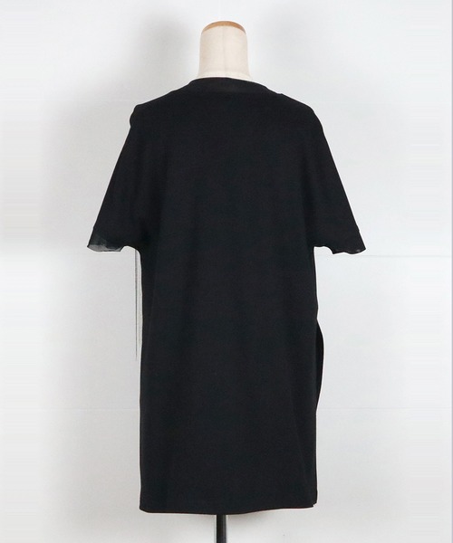 AULA AILA(アウラアイラ)の「チェーンフリンジTシャツ(Tシャツ/カットソー・レディース・ブラック/カーキ/ホワイト・0)」の17枚目の写真